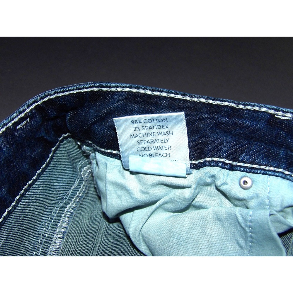 DAYTRIP Medium Wash Stretch Mid-Rise VIRGO Boot Cut Denim Jeans Women's 26 - Picture 7 of 7